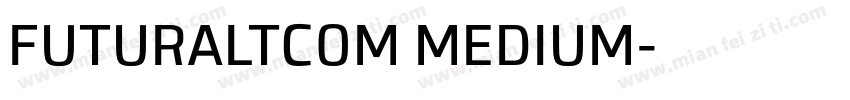 FUTURALTCOM MEDIUM字体转换
